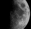 Знімок Місяця, зроблений   АМС      Кассіні   По дорозі від Венери до Юпітера з заходом до Землі
