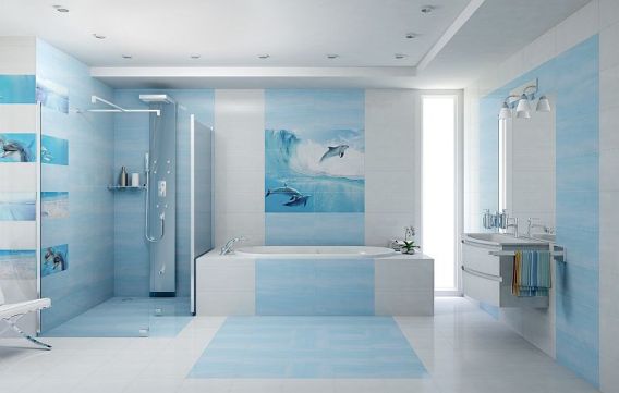 Найбільш популярним оздоблювальним матеріалом ванних кімнат і санвузлів є керамічна плитка